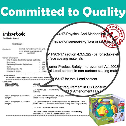 iPlay, iLearn Baby Music Activity Cube Play Center, Kids Karaoke Singing Sensory Toys, Lights