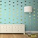 Bobee Gold Heart Dots Vinyl Wall Decals, 36-Count