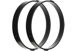 Yardwe 2 Pcs Round Path Paving Moulds 13.38In DIY Plastic Mold for Garden Lawn Patio Stepping Stones Outdoor Walk Path Maker