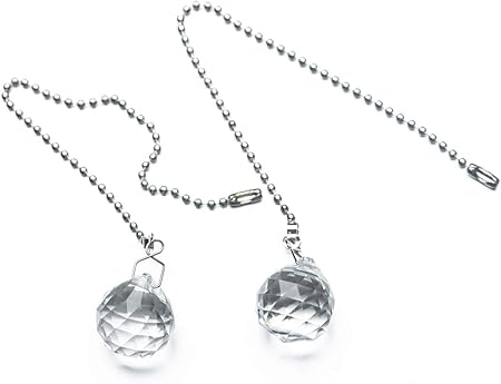 Tstoy Magnificent Crystal 20mm Light Amber Crystal Ball Prism 4