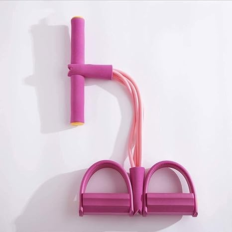 Amazon Co Jp ストレッチトレーナーホームヨガ用品弾性ロープペダルラリーシットアップ補助フィットネスロールアップラリーロープ腹部トレーニングマシン ホーム キッチン