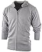 Enimay Men's sophisticated Zip Up Slim Fit Long Sleeve Turtleneck Cardigan Sweater