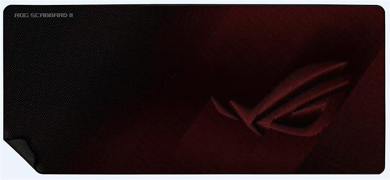 ROG Scabbard II - Tapete de Rato Gaming Estendido (revestimento protetor repelente a água, óleo e pó, bordas planas resistentes ao desgaste e base de borracha antiderrapante)