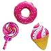 DRESS 2 PLAY Kids Makeup Kit for Girls - Princess Real Washable Make Up Set - 3 in 1 Makeup Kit for Toddlers - Cosmetics Pretend Playset Toy with Lollipop, Ice Cream, and Donut Makeup Palettes