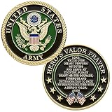 flag connections United States Army Challenge Coin with Prayer 1-Pack (One Coin)