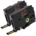 Fimax Compatible Label Tape Replacement for Brother Ptouch TZe-334 TZe334 Gold on Black 12mm 0.47 for PT-1280 PT-D210 PT-H100 PTD400 Label Makers (2Pack 0.47" x 26.2') primary