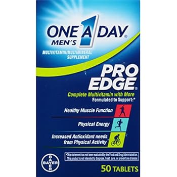 One A Day Mens Pro Edge Multivitamin Supplement With Vitamins A C E And B Vitamins For Energy Support And Vitamin D And Magnesium For Healthy