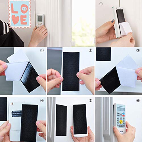 iTape 3/4" Black Sticky Back Hook and Loop Self Adhesive Tape