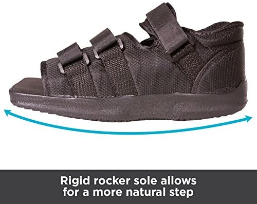 BraceAbility Postop Shoe for Broken Foot or Toe Medical