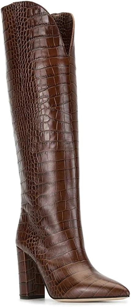 bottes crocodile femme
