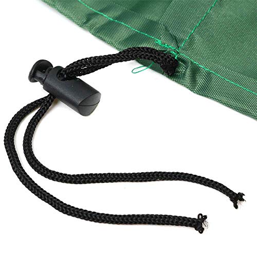 FOONEE Sandbox Cover, Square Dustproof Protection Sandbox Canopy with Drawstring, Waterproof Sandpit Pool Cover, Avoid The Sand and Toys Contamination, Green (200 200cm)