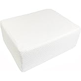The Cube Memory Foam Square Pillow for Side Sleepers, Ergonomic Support Cervical Pillow Head Cushion,for Neck and Shoulder Pain Relief,Thicker Bed Pillow (15''x12''x4'')