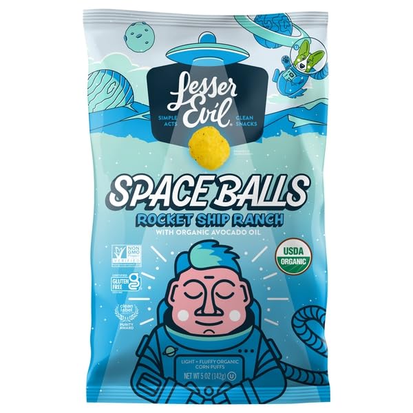 LESSER EVIL, SPACE BALLS, ROCKET SHIP RANCH, 5 OUNCE