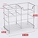 Wikor Toothbrush Holder Stainless Steel Bathroom Toothbrush Storage Toothbrush and Toothpaste Holder Stand Holder