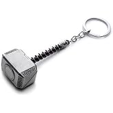 USChoice Superhero Keychain, Avengers Hammer Keychain Superhero Party Favors for Men Women (Thor)
