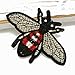 Bee Embroidered Iron-On Patch, Embroidery Applique by 2 pcs, TR-11629
