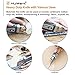 MulWark Heavy Duty Zinc-Alloy SK4 Snap-Off Easy Loading Retractable Razor Utility Knife Multi Box Cutter for Carpet, Rope, Cardboard,Drywall-15 Sharp Rust-Proof Blades Included with Metal Safety Lock