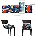 Zicac High Chair Portable Booster Seat Cushion Travel Dining Seat Pad for Toddler Kids Baby Infant Washable Thick Chair Seat Pads (Dark Blue)