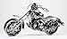 Metal sculpture -Retro Classic Handmade Iron Motorcycle unique metal art decor - home décor GTO1A