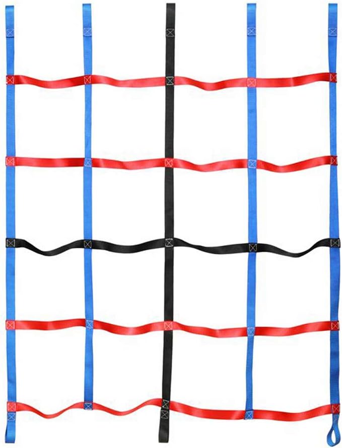 Climbing Cargo Net, Outdoor Indoor Playground Ninja Net for Obstacle Course, Play Set, Swing Set, Ninja Line: Kitchen & Dining