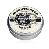 Heavy-Duty Beard Balm by Mountaineer Brand: Original Beard Tamer and Leave-in Conditioner, 2 oz Tin