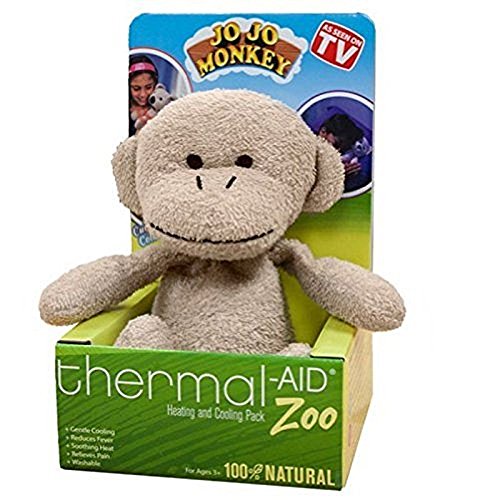 Thermal-Aid Stuffed Monkey Natural Heating & Cooling Pack (3 Pack)