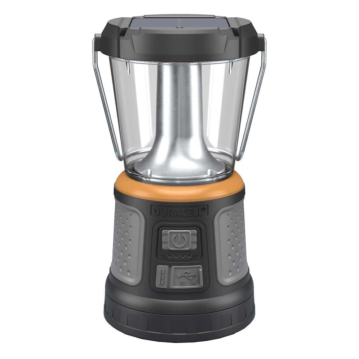 Photo 1 of Duracell - 2000 lumens LED flashlight with 360° and 180° illumination for camping, fishing and emergency use, 6 light modes and 3 power supplies available for charging, 1654528