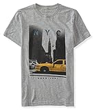 Aeropostale Men's Nyc Taxi Logo Graphic T Shirt S Light Heather Grey