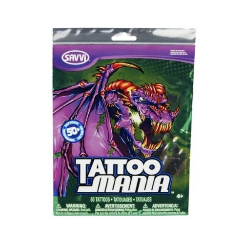 Tattoo Mania '12, Over 50 Temporary Tattoos
