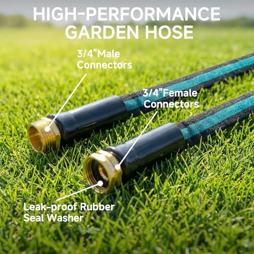 50FT Lightweight Garden Hose – Kink-Resistant, Flexible, High-Pressure Hose for Outdoor Watering, photo 11
