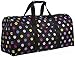 World Traveler Multi Paw Print Gym Duffle Bag 21-inch