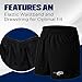 Pro Impact Rugby Shorts Training Professional Shorts with deep Pockets for Men & Women Black