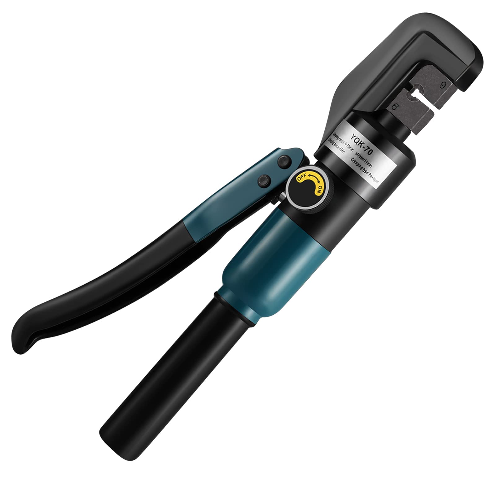 Sanuke Hydraulic Crimping Tool For Stainless Steel Cable Railing - 10 Inch Crimper & Cutter For 1/8" To 3/16" Fittings