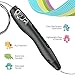 Tecboss 3D Print Pen, SL400 Adults Kids, One Button Operation No Toxic No Clog (Black)