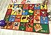 HR 8X11 KIDS ABC FRUITS NON SLIP AREA RUG (7FT.4IN X 10FT.4IN) PLEASE CHECK ALL THE PICTURES.
