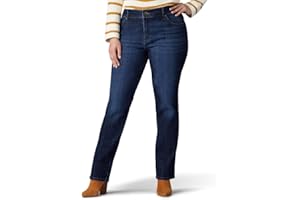 Lee Women's Plus Size Relaxed Fit Straight Leg Jean