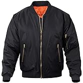 MAGNIVIT Men's Bomber Jacket Casual Fall Winter Military Jacket and Coats Outwear