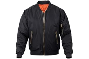 MAGNIVIT Men's Bomber Jacket Casual Fall Winter Military Jacket and Coats Outwear