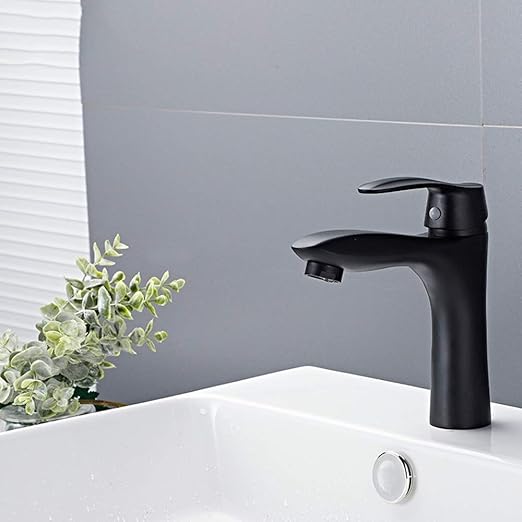 Wpqw Faucet Black Paint Basin Faucet Above Counter Basin Wash