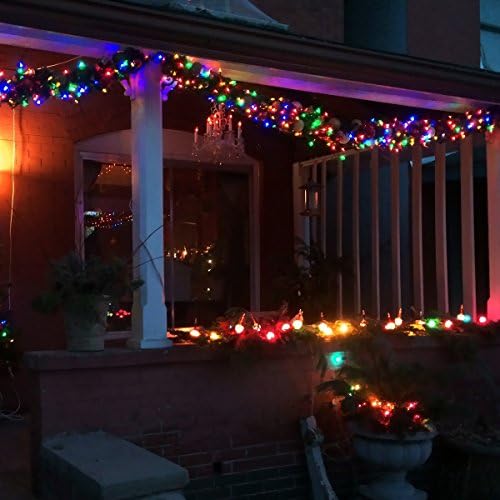 Ball String Lights, KUXIEN Multi Color Waterproof Ball Lights LED Globe String Lights,8 Lighting Modes Globe String for Indoor Outdoor Decoration Christmas Wedding Bedroom (32.8 ft,100led)