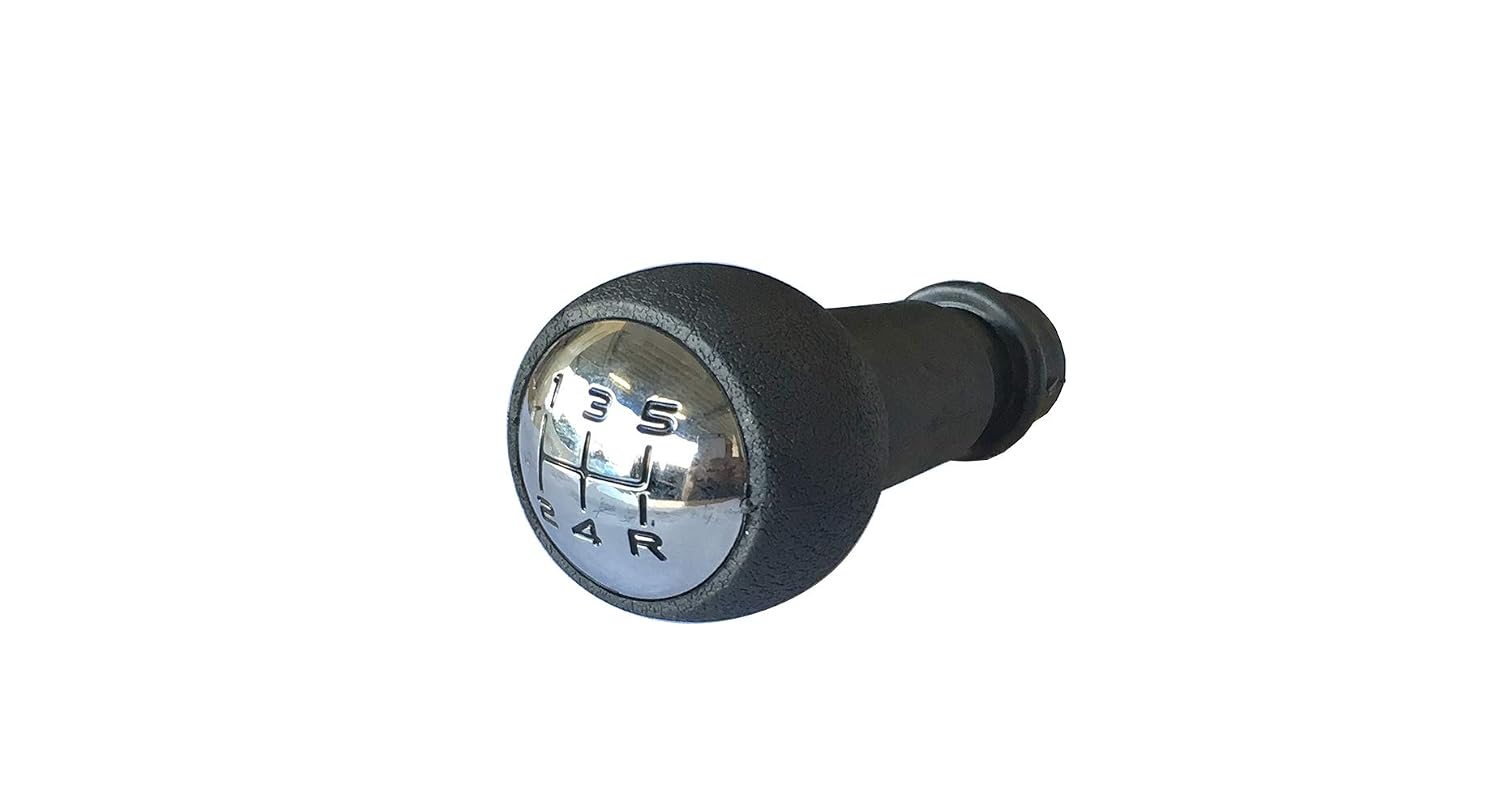Pommeau De Levier De Vitesses Pour Citroën Berlingo / Peugeot Partner (à Partir De 2002) - 5 Vitesses, Gris Clair
