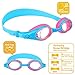 COOLOO Kids Swim Goggles, 2 Pack Swimming Goggles for Boy and Girls No Leaking Anti-Fog Waterproof Goggles for Kids 3-15
