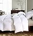 ROSECOSE Luxurious Goose Down Comforter Queen Duvet Insert All Seasons Solid White Hypo-allergenic 1200 Thread Count 750+ Fill Power 100% Cotton Shell Down Proof with Tabs (Queen, White)