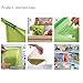 Reusable Silicone Food Preservation Bag (4-Piece Set) Silicone Container, Airtight, Leak Resistant Seal | Keep Lunch, Snacks, Liquids & Meals Fresh | Freezer Safe