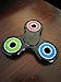 Fidget Toy Hand Finger Spinner Ceramic Bearing High Speed Stress Reducer / Toy for Focus, Reduce ADHD Anxiety and Boredom, ABS Plastic Top Quality Long Lasting Spinning-Tricolor