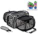 Cat Carrier,Pet Carrier Airline Approved,Cat Carrier with Wheels, Pet Carrier for Pet with Telescopic Walking Handle,Easy to Fold,Grey (Grey)