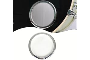 RichVibe Bass Drum Enhancer Port Insert Hole Protector 14.5 cm Inner Diameter, Silver Speaker Tuning for Ring Bass Reverberat