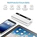 Aibocn 12000mAh Power Bank, Dual USB Port Portable Charger with Flashlight External Battery Charger for iPhone, iPad, iPod, Samsung and More(MFi 8-Pin Cable Included)