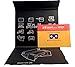 EightOnes VR Google Cardboard Kit with Head Strap and NFC (Jet Black)