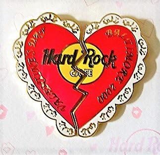 Hard Rock Cafe 2000 Valentine's 'Cracked Heart'/ Baltimore Pin